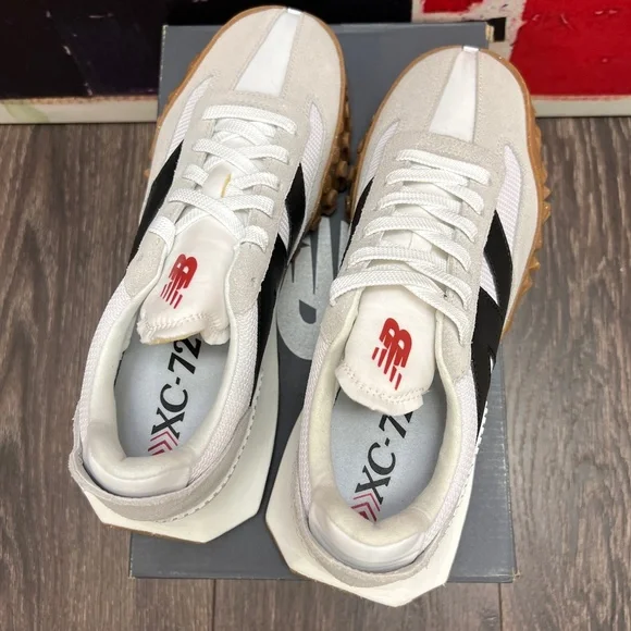 2022 New Balance XC-72 White / Black / Gum / Grey Suede Mesh NB XC15 375 UXC72SD - Picture 5 of 9